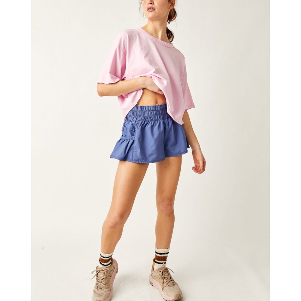 FP MOVEMENT Get Your Flirt On Shorts / Summer Blueberry - Picture 2 of 7